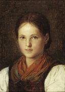 Franz von Defregger Bauerndirndl oil painting